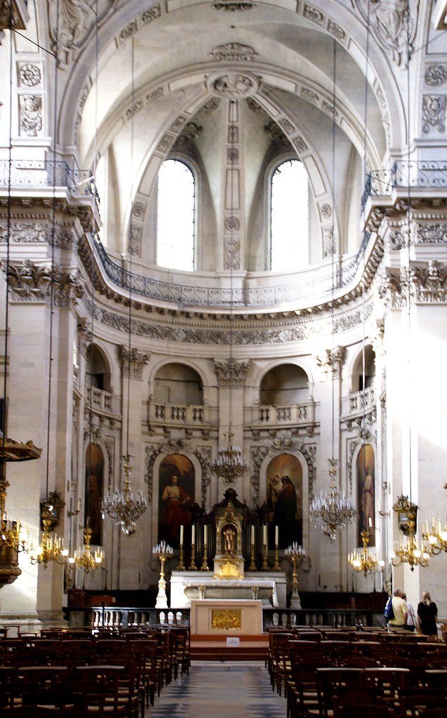 Paris, Rue de Rivoli, Église St. Paul-St. Louis, Hochaltar (St. Paul-St. Louis Church, high altar)