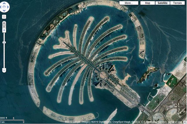 The Palm Islands of Dubai