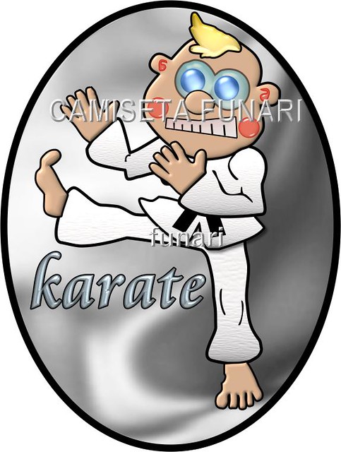 desenho lutador karate luta marcial humor