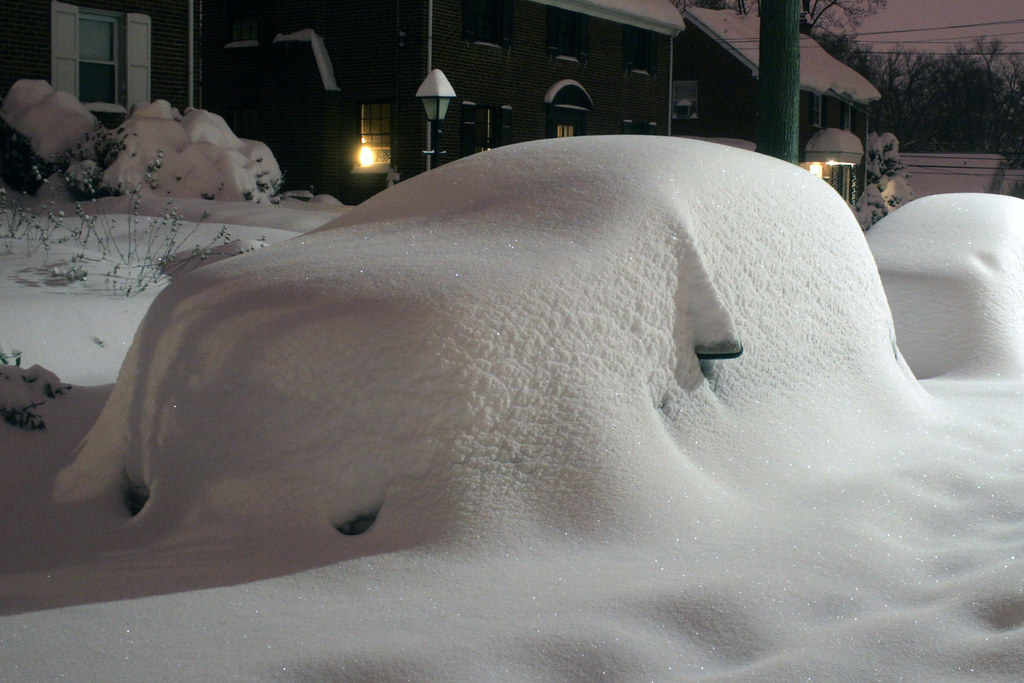 blizzard aftermath: my car + 23.5 inches of snow | just 24 h… | Flickr