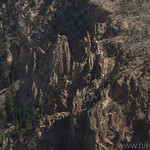 Rock formations on Bunsen Peak