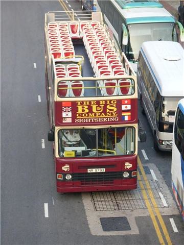 The Big Bus Company Sightseeing bus NR9783 in HongKong October2009