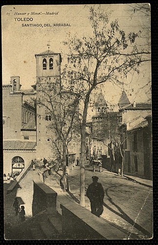 Iglesia de Santiago del Arrabal hacia 1900. Foto Hauser y Menet | by eduardoasb