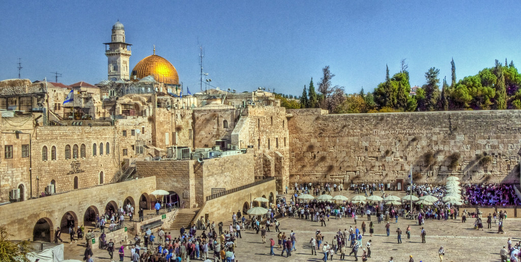The wailing Wall and the Temple Mount - Jerusalem by neilalderney123