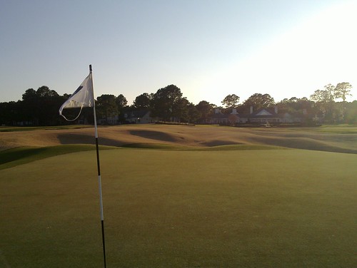 sunset usa green tom golf pin flag clubhouse bluffton fazio belfair