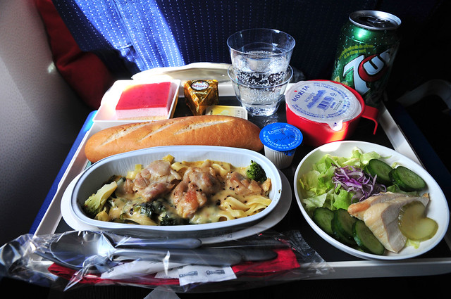 in-flight meal