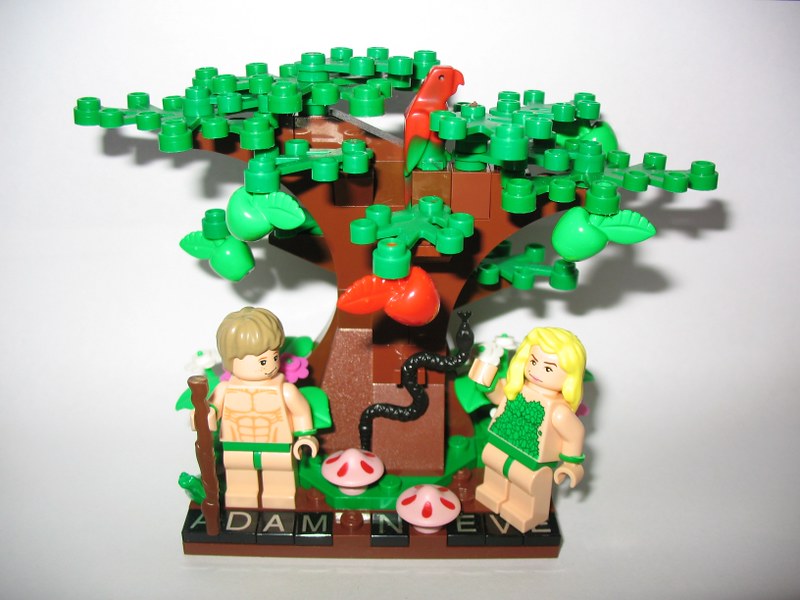 Adam et Eve Adam and Eve minifigur Bible 
