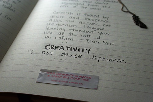 Creativity is Not Device Dependent
