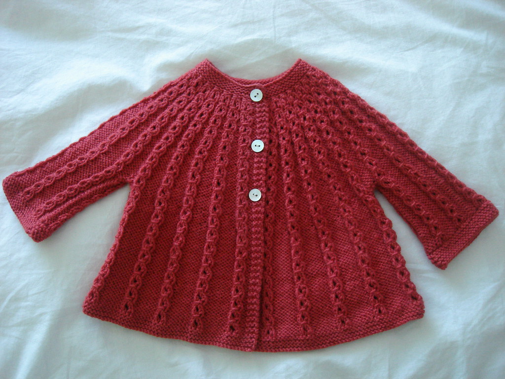 Red Baby Cardigan | This must be the sweetest baby cardigan … | Flickr