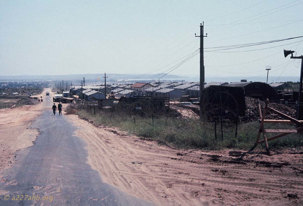 Phan Thiet 1967 - Photo by Bob Kelly - Road from LZ Betty into Phan Thiet