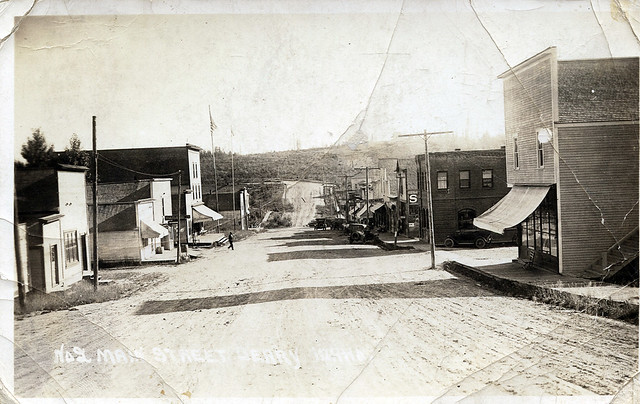 Main Street, circa 1918 - Deary, Idaho