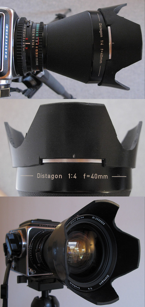 DIY lens hood for the Distagon C 40