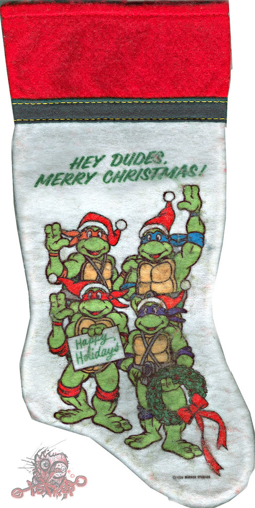 International Silver Company :: "Teenage Mutant Ninja Turtles"  - 'HEY DUDES,MERRY CHRISTMAS ! '  (( 1990 )) by tOkKa