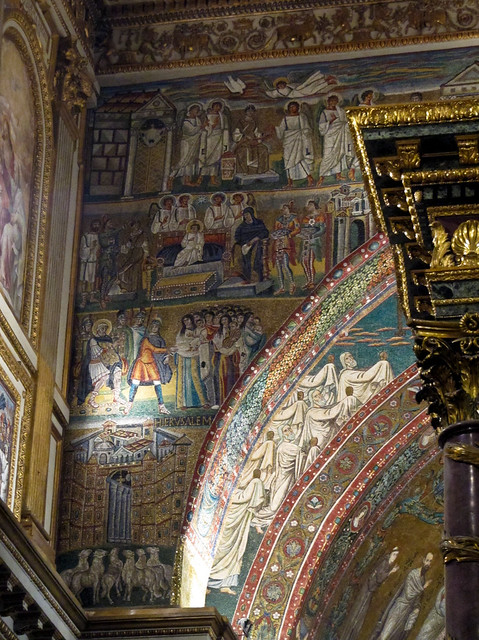 Mosaicos arco triunfal de Santa María la Mayor