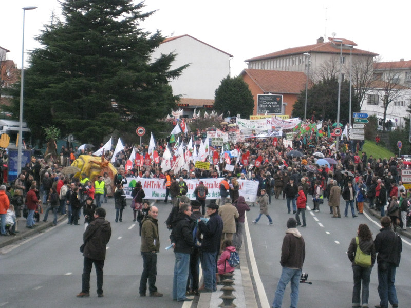 Manifestación Hedaia-Irun año 2010