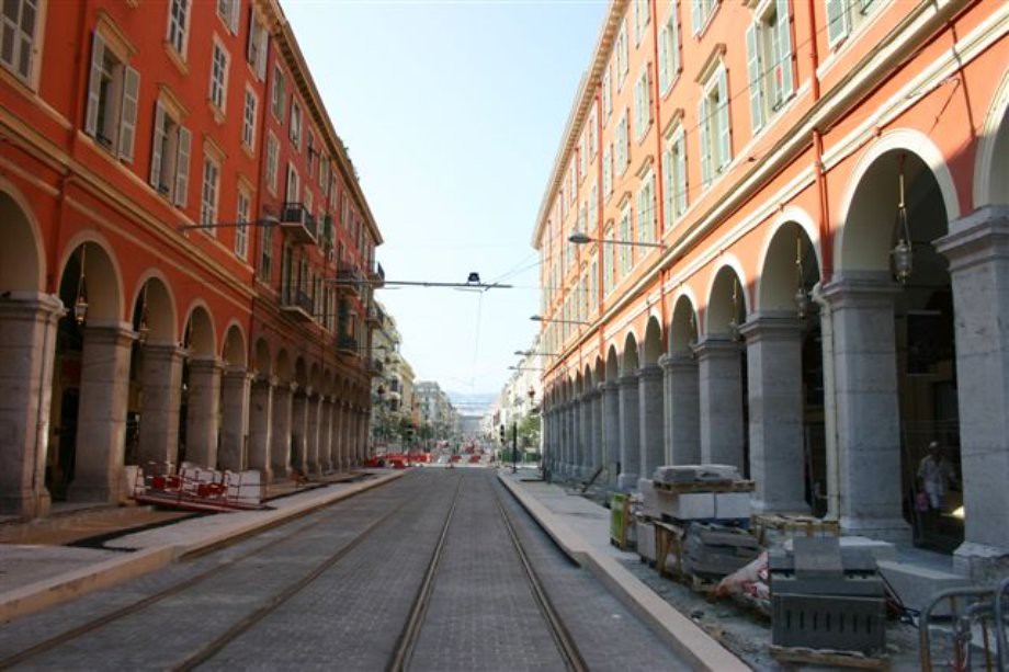 L'avenue Jean Médecin, durant les travaux du tramway. Nice… Flickr