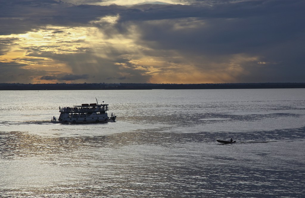 Sunset on the Rio Negro, Manaus
