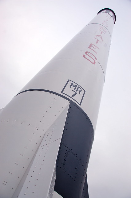 Mercury-Redstone rocket at the Christa McAuliffe Planetarium, Concord NH