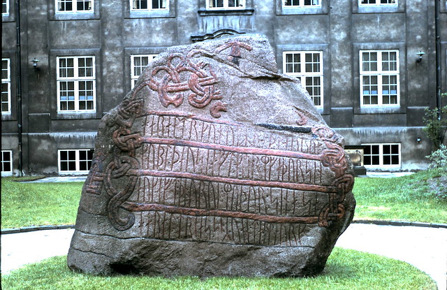 Runic stone - National Museum, Copenhagen