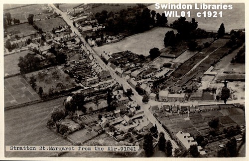 c1921: Stratton St. Margaret from the Air (Postcard) | Flickr