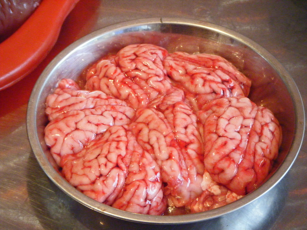 Hang Be Market, Hanoi - Pig Brains