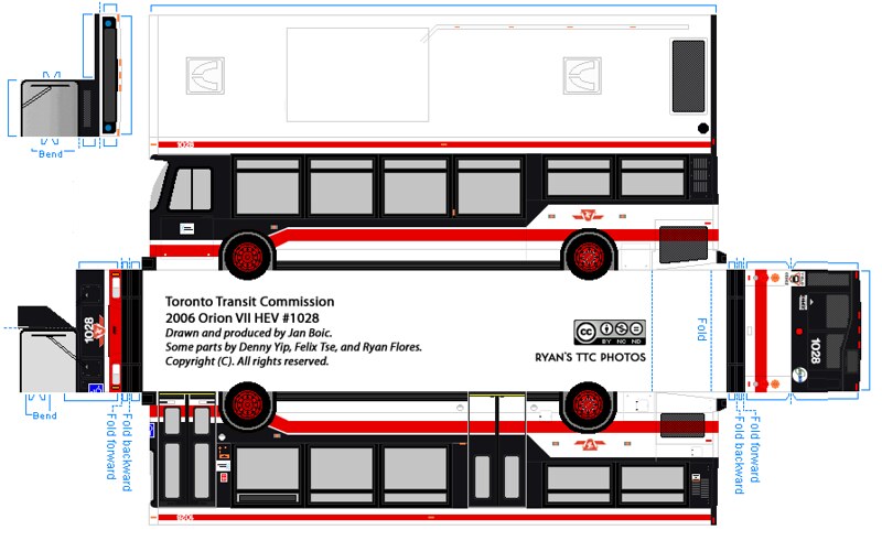 Printable Ttc Mini Rideguide Toronto Transit Commission (TTC) Paperbuses | Flickr
