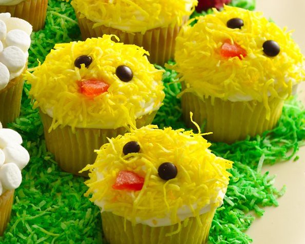 Recipe: Easter Chicks Cupcakes