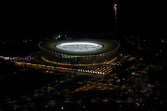 Cape Town Stadium at night