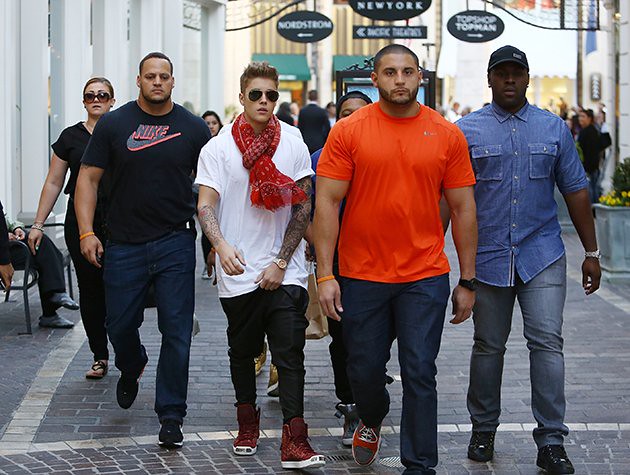 ‘Imprisonment for bodyguard Justin Bieber’