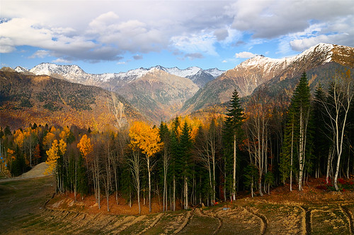 autumn mountains landscape geotagged russia caucasus 2009 sochi krasnayapolyana estosadok nikond300 tokinaaf12244