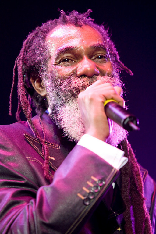 Don Carlos performs at the 29th Annual Raggamuffins Festival in Long Beach California on Feb. 20, 2010