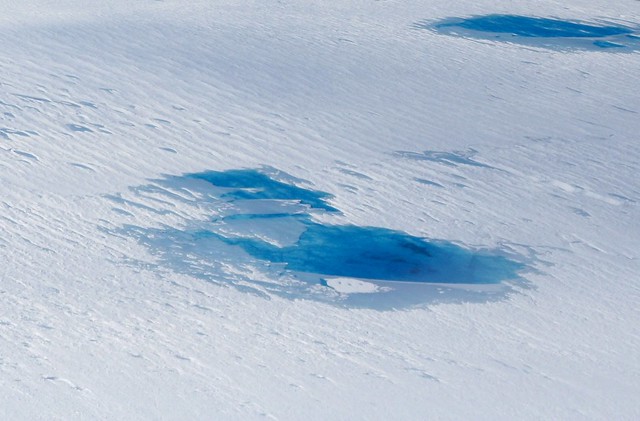 Lakes on the Greenland Icecap