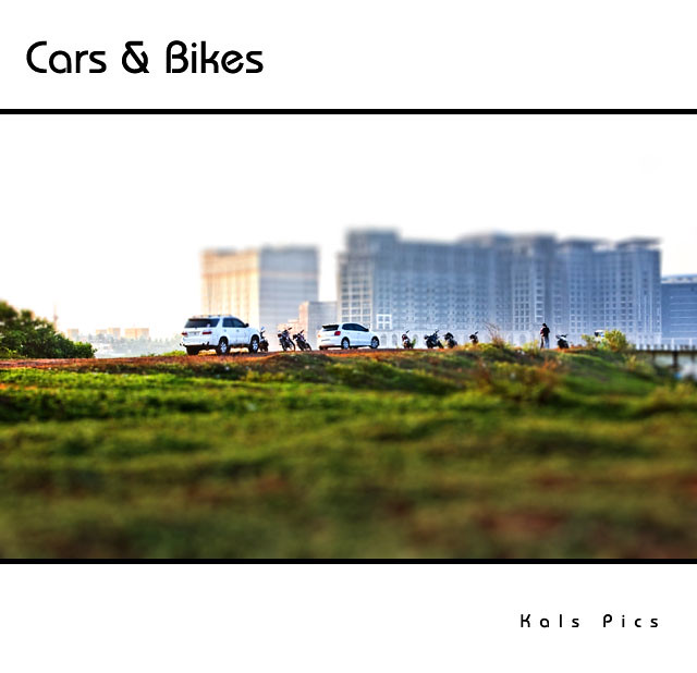 Cars Bikes A Try On Tilt Shift Photography Copyrights Flickr