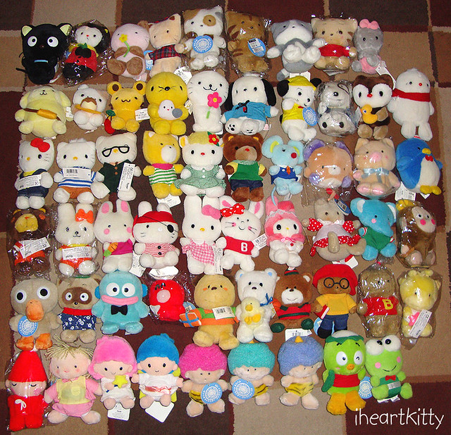 sanrio 100 plush collection - updated