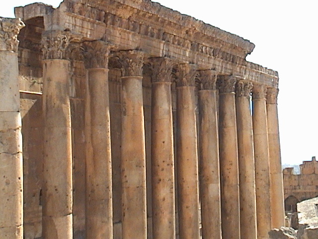 Temple of Bacchus in Baalbek