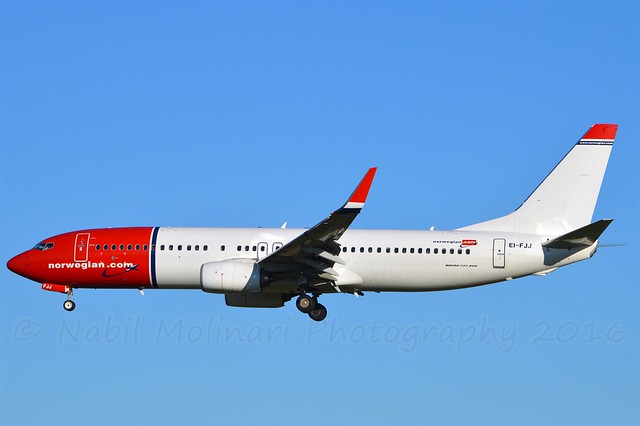 Norwegian Air International EI-FJJ Boeing 737-8JP Winglets cn/41148-5807 @ LEBL / BCN 08-11-2016