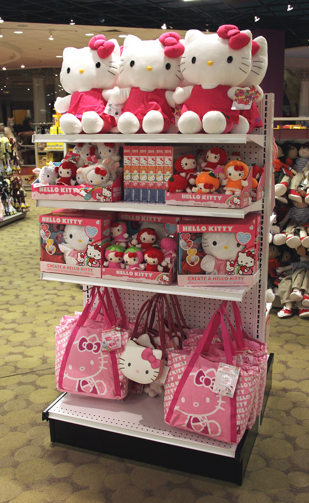 Hello Kitty display in the F.A.O. Schwarz store, Las Vegas…