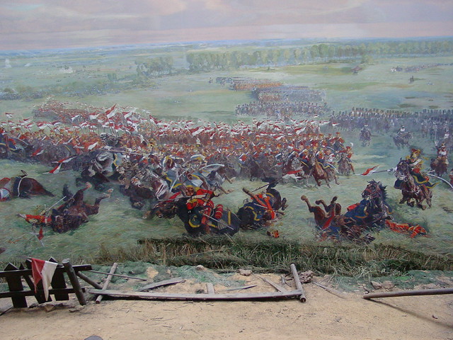 Belgique - Waterloo - Panorama de la Bataille
