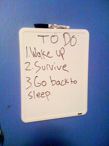 My son explains life with this simple to-do list.