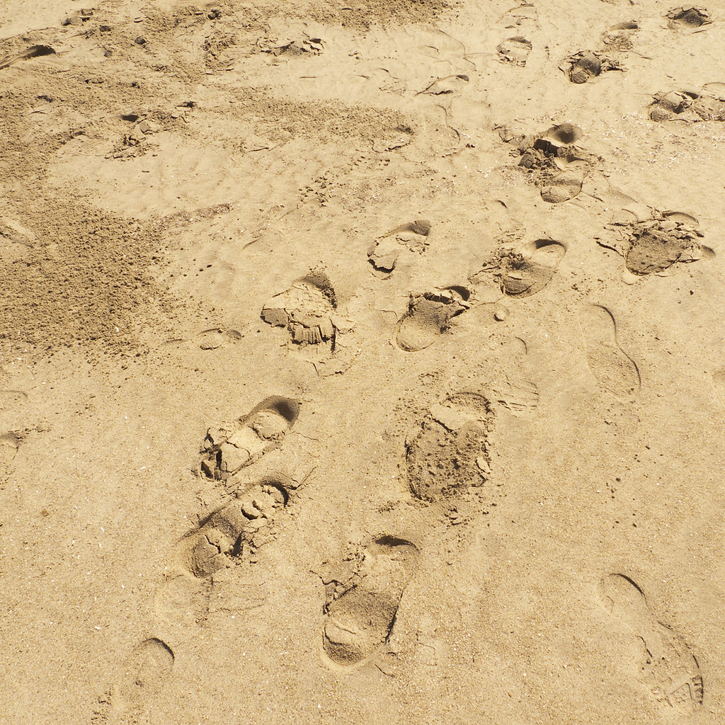 Footprints in the sand | 11/3/2010 | palomaleca | Flickr