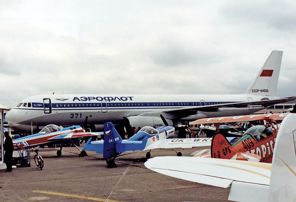 1991.06.067 Le Bourget - Tupolev Tu-204 (CCCP-64003 - cn.64003) de la Cie Aeroflot