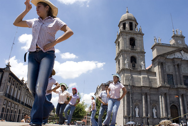 Dancing in the center of Toluca