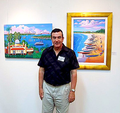 Vlado Begonja at the Shellharbour Opening Night for Le'Pota Art Gallery
