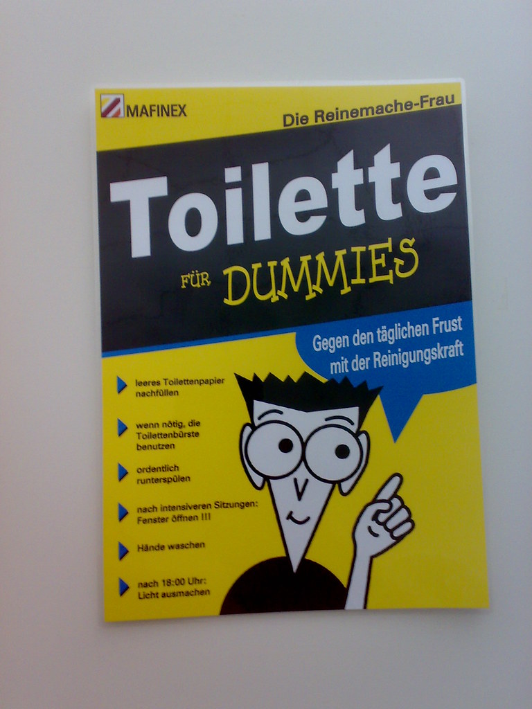 Toilette für DUMMIES | Bedienungsaleitung für die Toilette | Peter ...