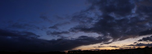 sunset sky panorama cloud dawn poland polska panoramic gdansk danzig zachód gdańsk zachod chmury niebo