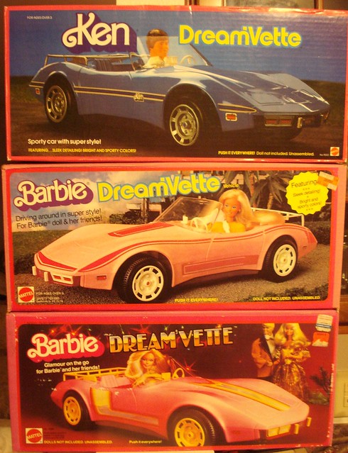 Barbie Corvettes Early 80's