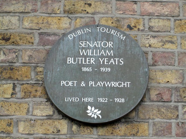 Dublin WB Yeats Plaque