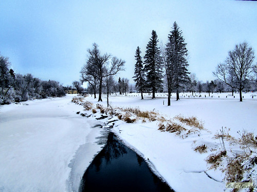 northdakota jamestown winter snow landscape park water trees prairie plains outdoors