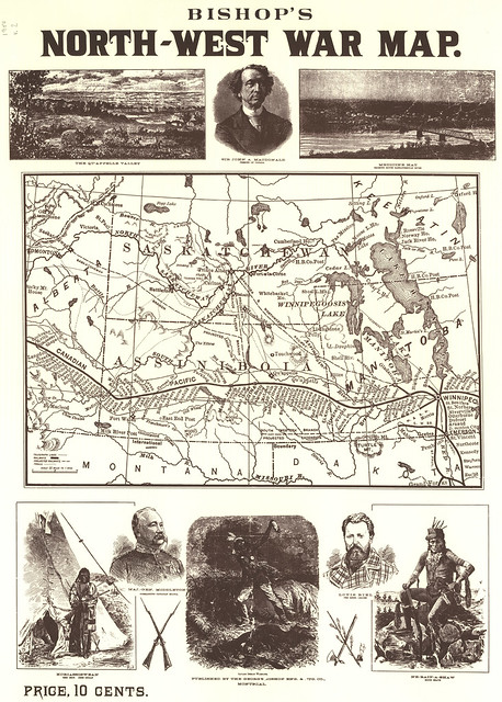 Bishop's North-West War Map [1885]