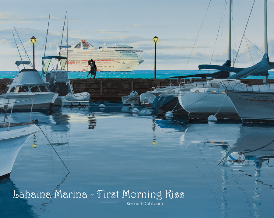 Lahaina Marina - Morning Kiss